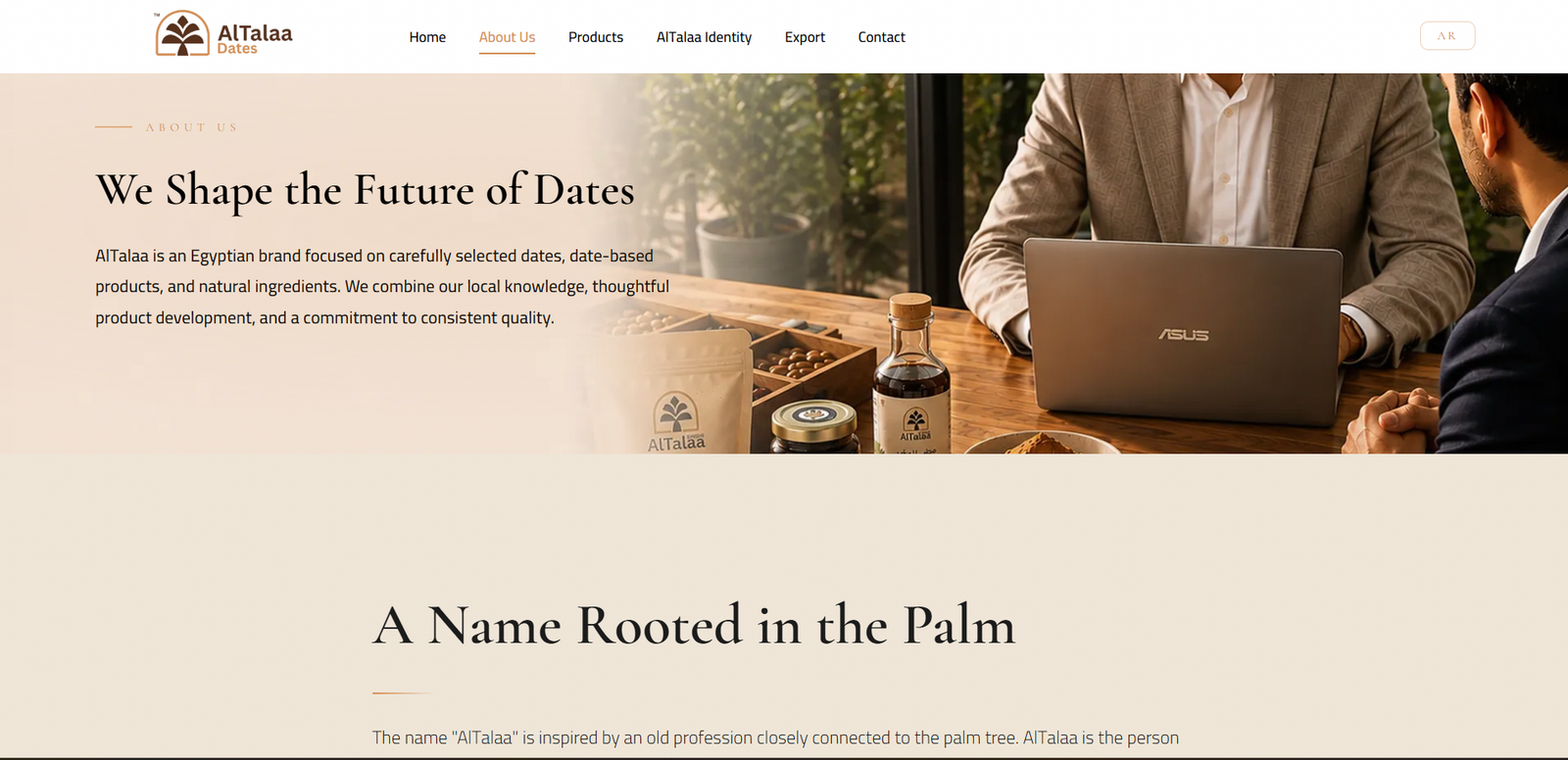 Natural Dates & Food Products E-Commerce Platform