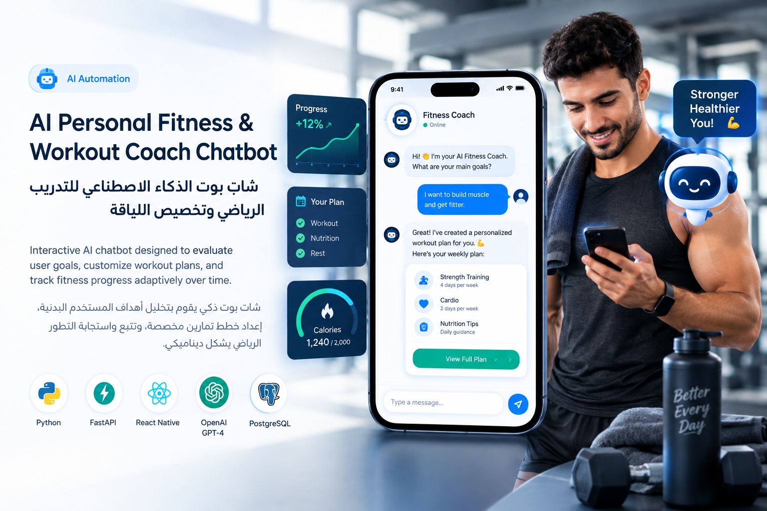 AI Personal Fitness & Workout Coach Chatbot